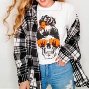 Kori American Plaid Shaket